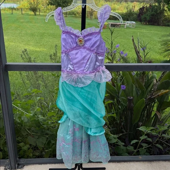 gold mermaid dress with train Sleeved Plunging Sparkly Sequin Ruffled Train Mermaid Prom Dress